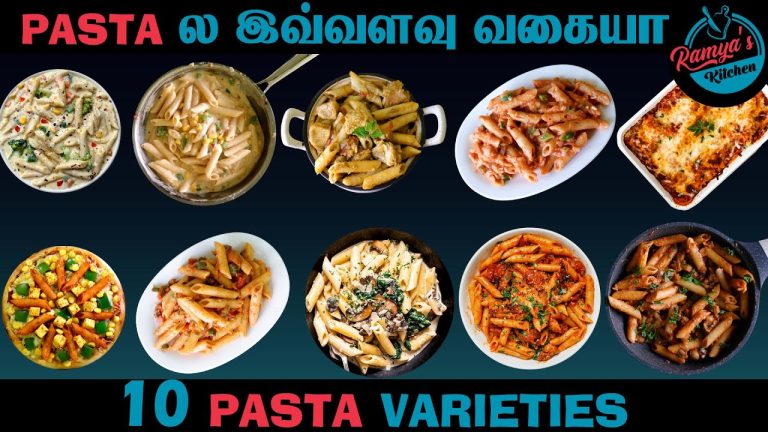 10 Pasta Varieties in tamil | Pasta recipes in tamil | Easy Pasta recipes in tamil