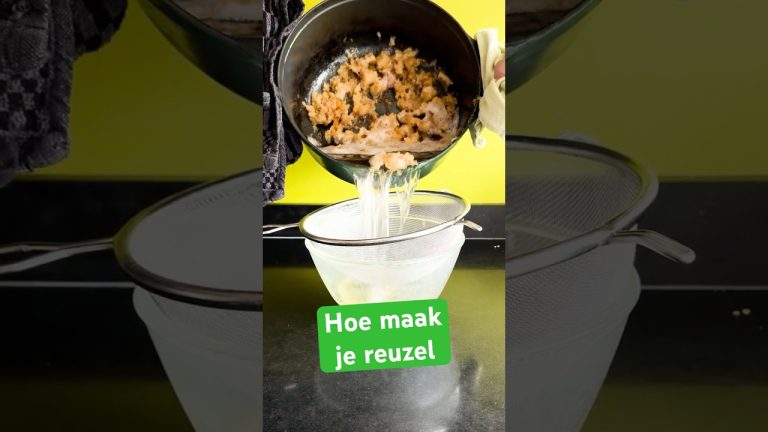 Hoe maak je reuzel
