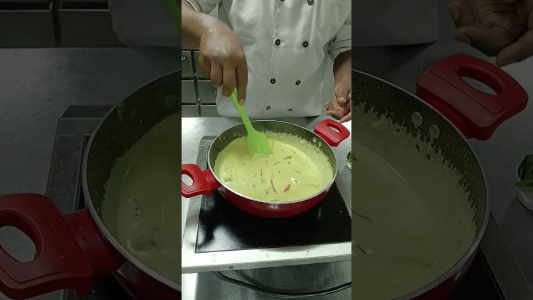 THAI GREEN CURRY SEAFOOD RECIPES MADE BY CHEF MIRJA MUSTAKIM