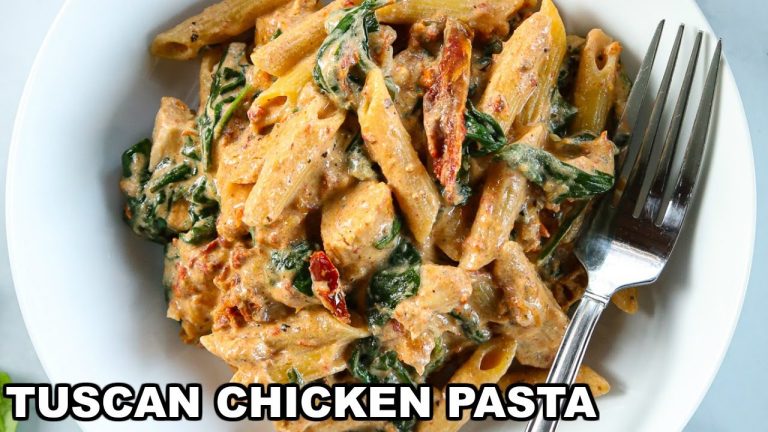 Creamy Tuscan Chicken Pasta (30-minute meal)
