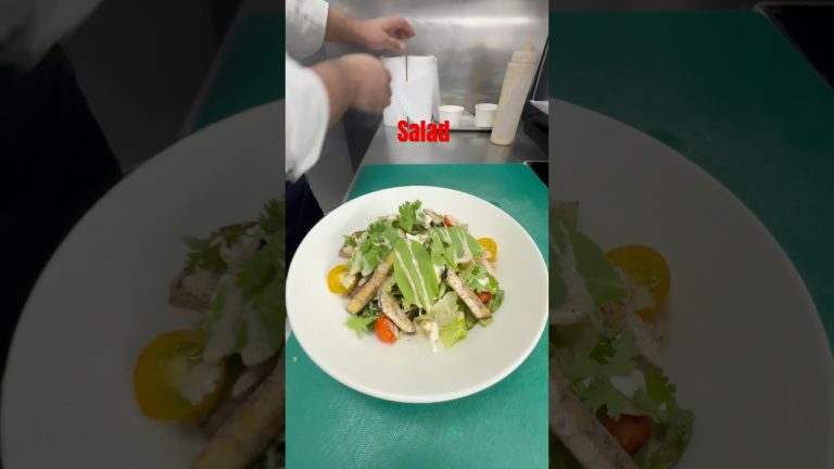 Beef salad, eggplant ￼#saladrecipe #trending #shorts