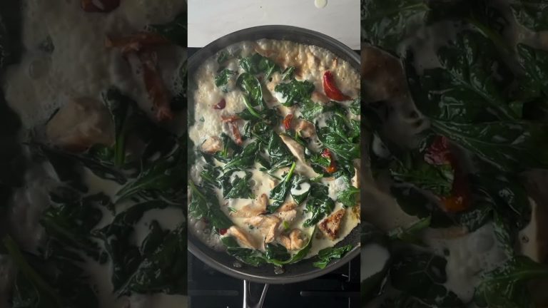 Creamy Chicken & Spinach Pasta