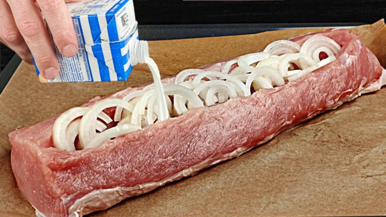 Jeder sucht nach diesem Saftiges Schweinefilet-Rezept! Es ist so lecker! Ein einfaches Rezept🔥😋