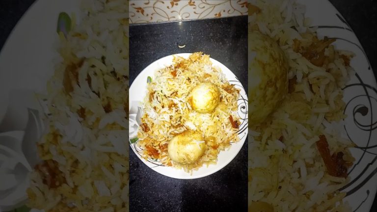 😋Egg dum biryani 👌#eggdumbiryani #eggbiryani #shorts #ytshorts #ranicookingrecipes