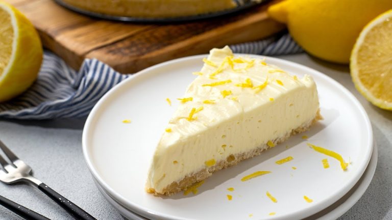 Keto No-Bake Lemon Cheesecake [Easy Low-Carb Dessert Recipe]