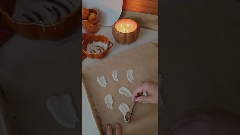 The easiest spooky treat! Simple ghost brownies.