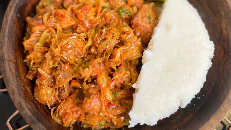 Easy to make Spicy pork kikalayi and posho recipe