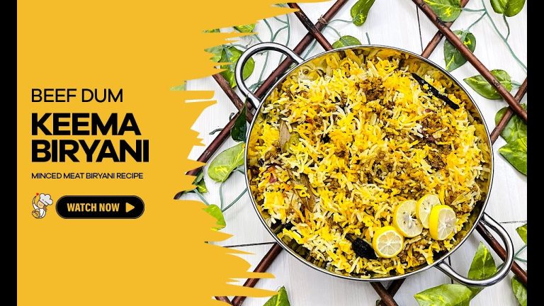 Beef Dum Keema Biryani Recipe | Minced Meat Biryani Recipe | Eid Special Recipe