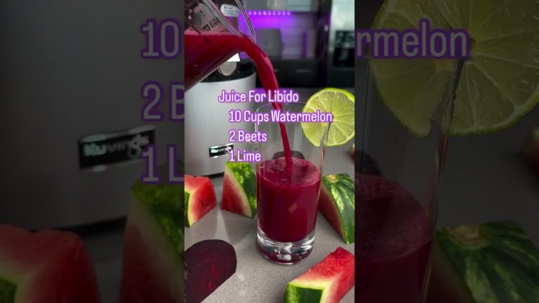 Give Yourself a Lift with this Juice! #libidoboost #beetjuice #watermelonjuice #kuvingsjuicer
