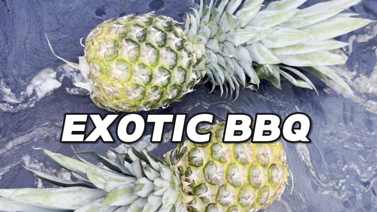 Tropical Heat on the Grill: Cinnamon-Infused Pineapple and Chorizo BBQ