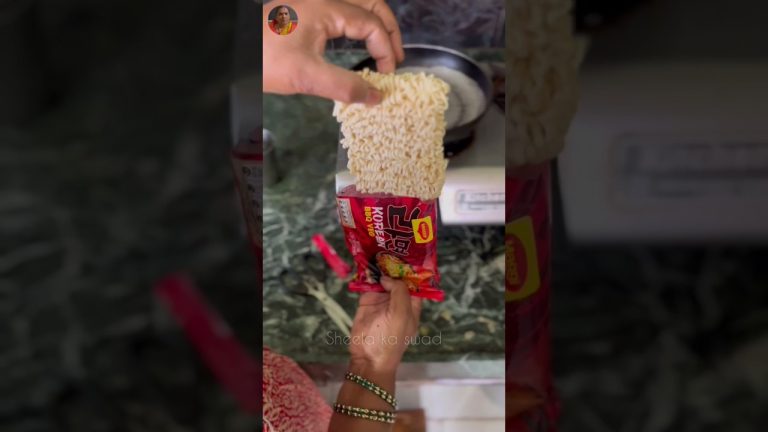 maggi Korean bbq veg 🌶️😋 #shortvideo #food #korean #spicy #noodles #totorial #ramen #yt