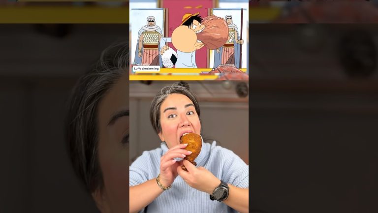 The FASTEST Way to Cook Luffy's Chicken Leg Recipe Without Failing  #shorts