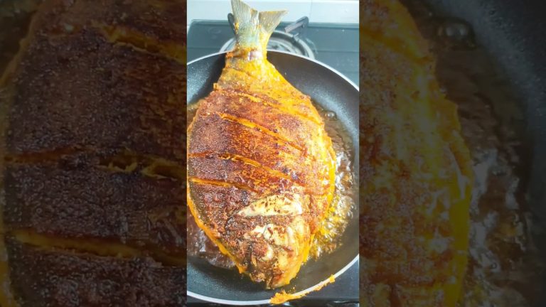 Delicious Whole Fish Fry at Home     Cook, and Savor Whole Fish Fry #asmr #asmrsound