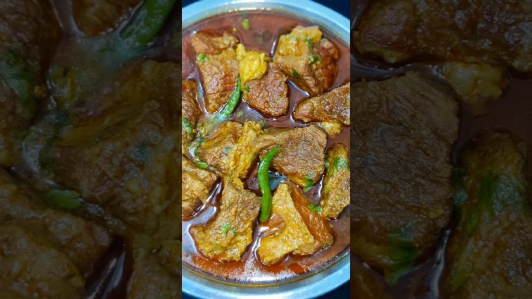 Gosht Ka Salan | Degi beef Korma | gosht shorba recipe | eid special #aloogosht #beefkorma #shorts