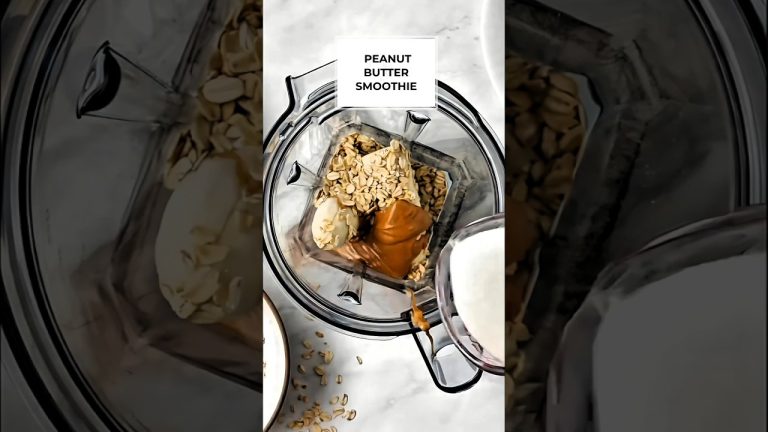 Banana Peanut Butter Smoothie, Healthy Smoothie Recipes For Weight Loss #short