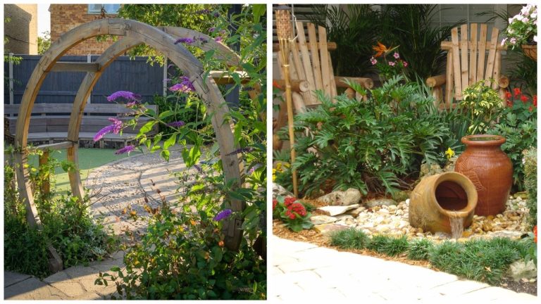 👍 Patios, terraces, gabions, bbq, gazebos and other beautiful landscaping ideas!