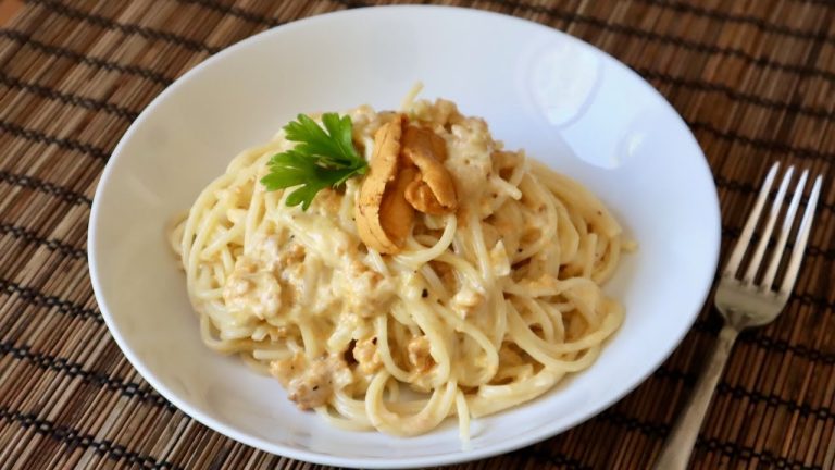 Creamy Uni Pasta Recipe – Japanese Cooking 101
