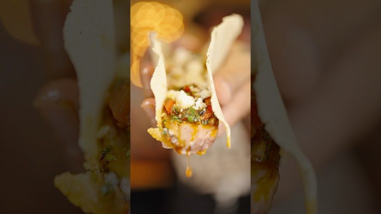 Iberico Presa steak Tacos w/ Red Chimichurri #pork #tacos #chimichurri #tftibbq #openfirecooking