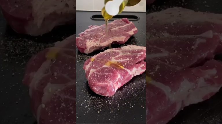 Asian Style Pork Neck in Sweet Soy Glaze#shorts