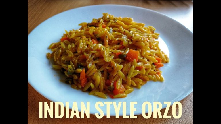 Orzo pasta Indian style – one pot pasta – Semiya Orzo – How to cook orzo