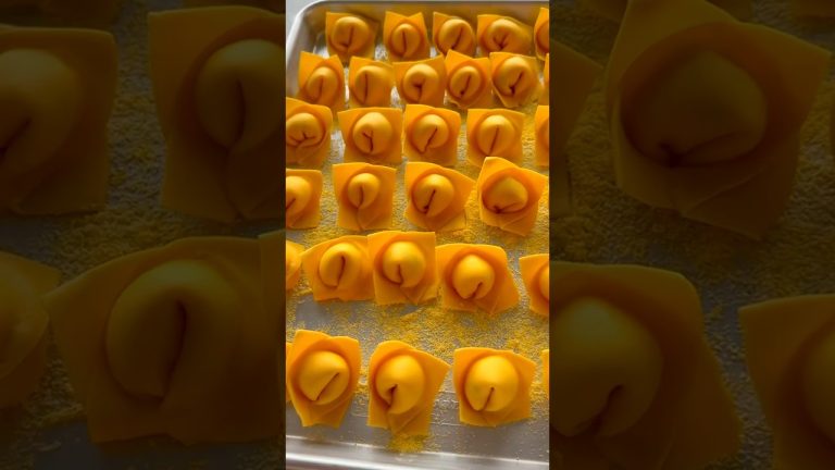 Square CappellettiI  pasta shape #freshpasta #pastarecipes #pastalove #veganrecipes #recipe