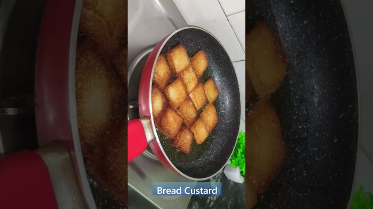 Bread Custard Recipe | Easy & Very Delicious Dessert | Bread Custard #breadcustard #shorts