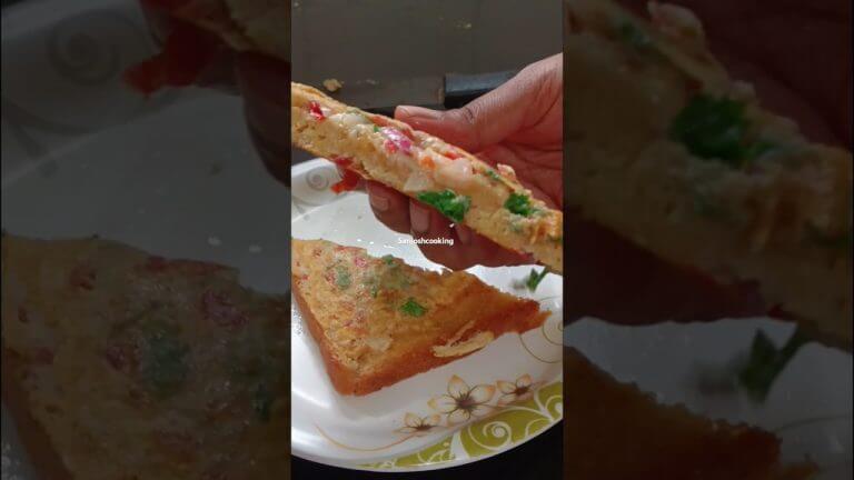 Cheesy Bread Omelette🥰, A Quick Breakfast for childrens #shorts #food #viralshorts #youtubeshorts