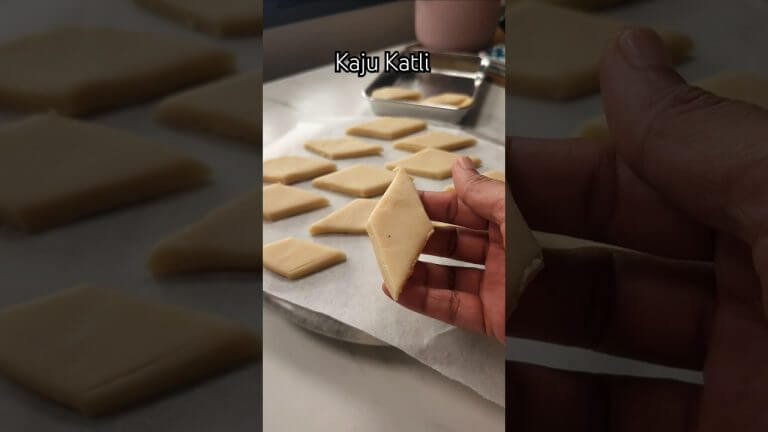 Kaju Katli Recipe in Tamil | Deepavali Sweets Recipes