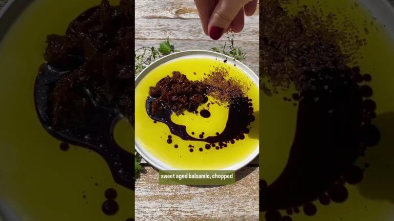 Try this delightful bread dipping oil  #mediterraneanfood #mediterraneanrecipe #appetizer #dipping