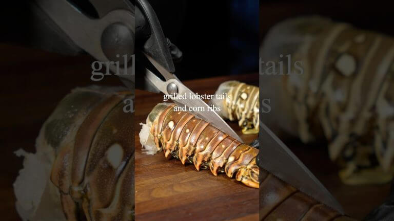 Grilled Lobster Tails With Garlic Butter