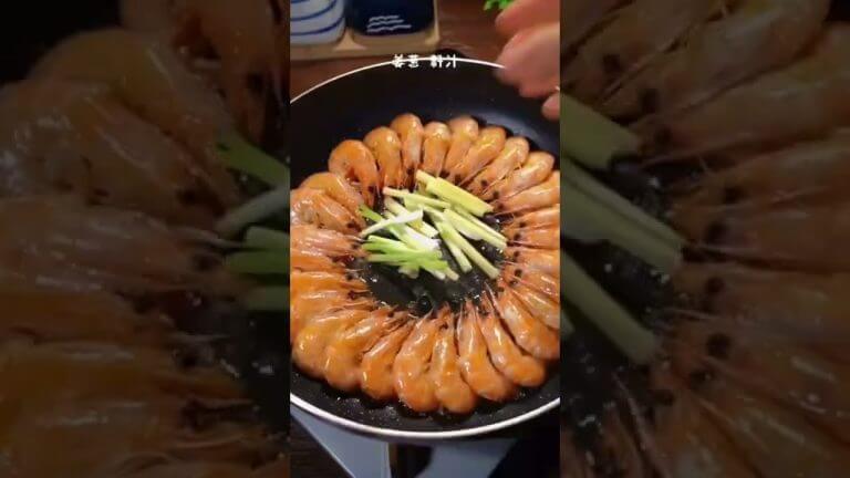 Spicy and Delicious Shrimp 🤤🤤🤩 Seafood Recipe #short