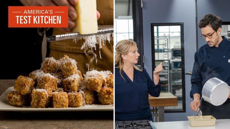 How to Make Crispy Cacio e Pepe Bites (Gluten Free!) | America’s Test Kitchen (S24 E10)