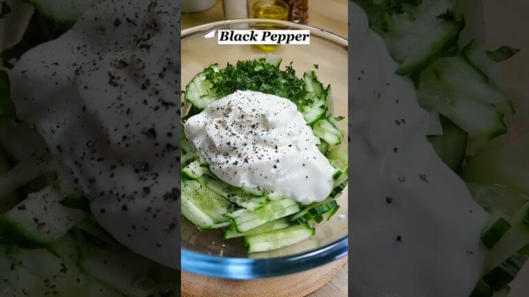 Cucumber Yogurt Salad for Weightloss #bestcurry #shorts #salad #healthyrecipe #weightlossrecipe