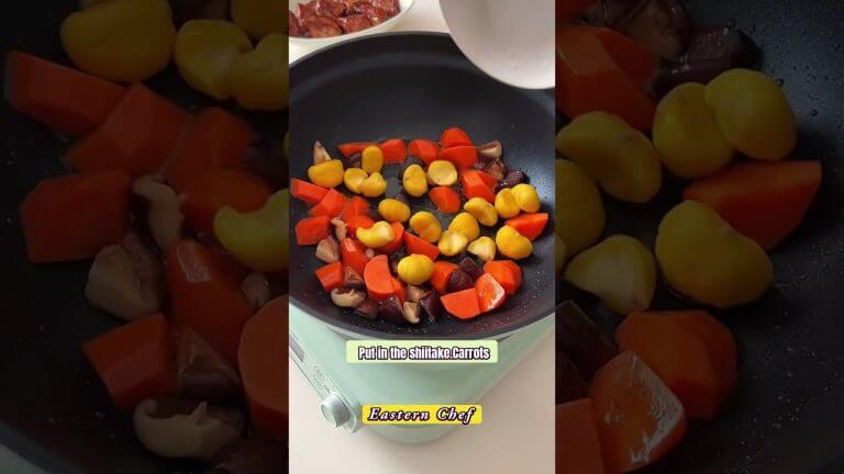 How to make  pork rib braised rice? #cooking #chinesefood #easternfood