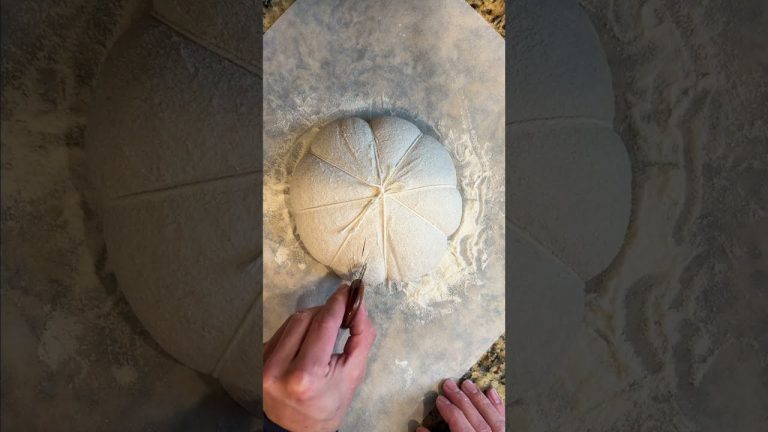 Pumpkin design | scoring sourdough | instructions in description