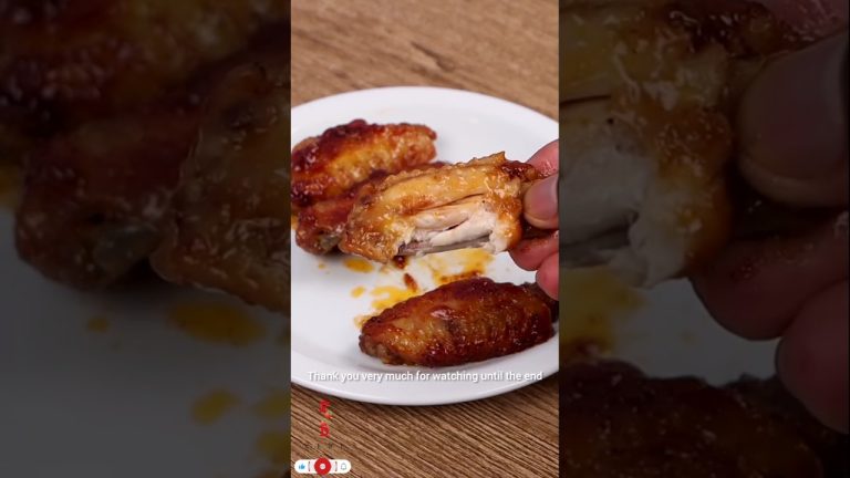 Delicious chicken wings like you've never seen before, super tasty!|@foodvibe