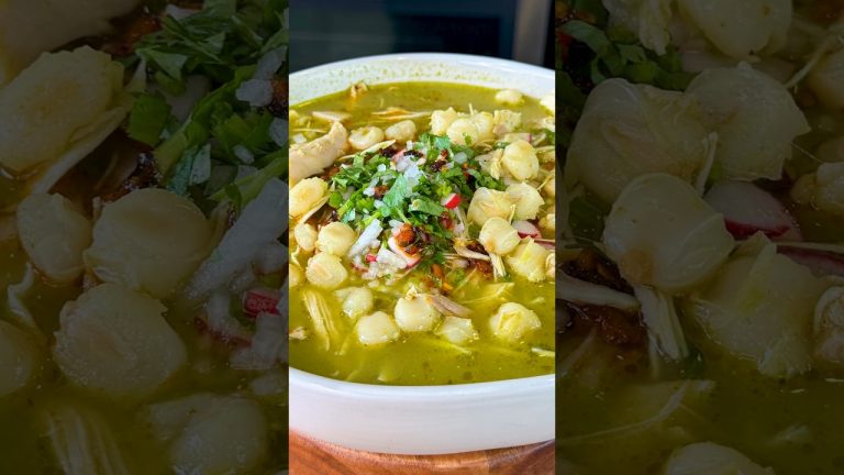 Chicken Pozole Verde de Pollo #shorts