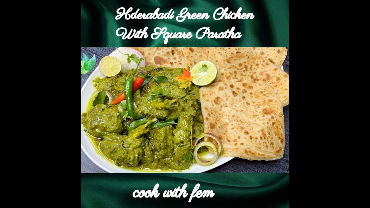 Hyderabadi Shadiyon Wala GREEN CHICKEN #chickenmasala #chickenrecipe #hyderabadirecipe #greenchicken