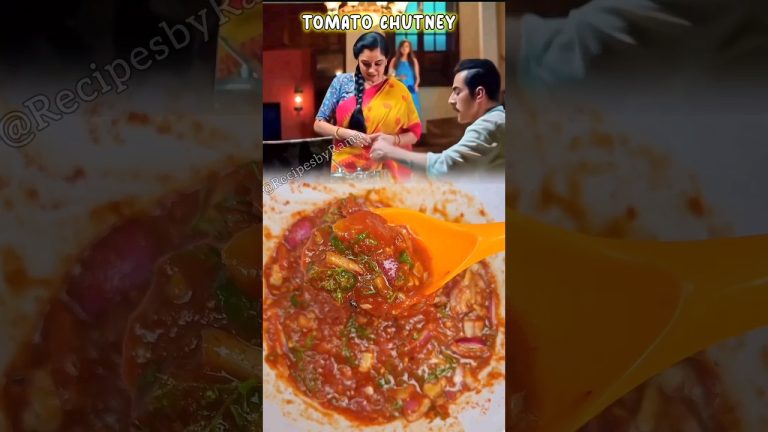 Anupama Special Tomato Chutney | Viral Celebrity Recipe #shorts #anupama #tomatochutney #easyrecipe