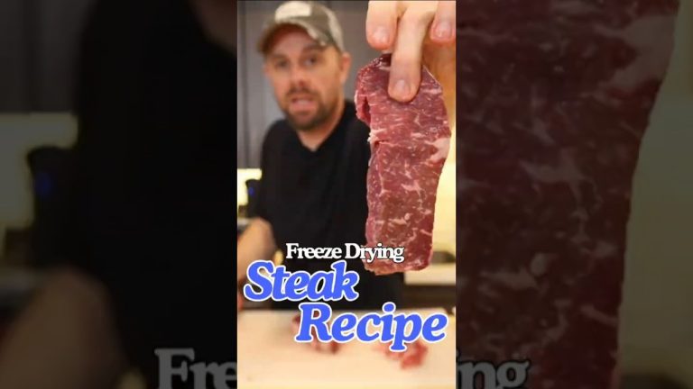 Use THIS Recipe to Freeze Dry Steak! #freezedriedsteak #freezedriedmeat #harvestrightfreezedryer