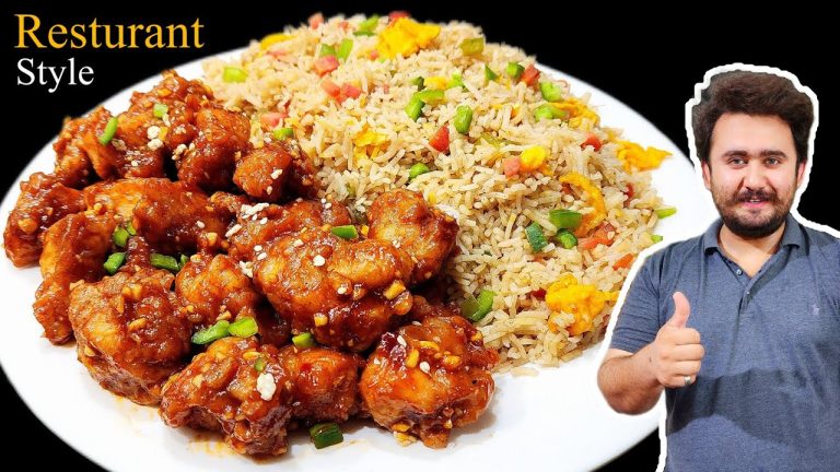 How To Make Spicy Korean Chicken With Fried Rice – Korean Chicken Recipe – Resturant style Recipe