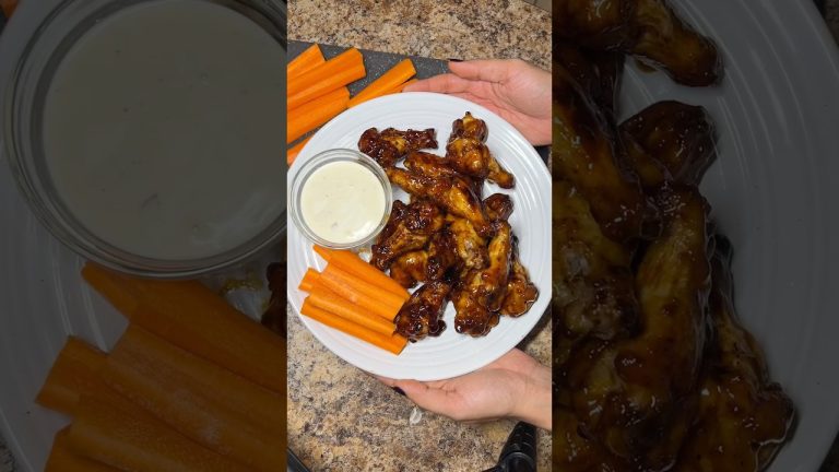 Make the BEST chicken wings at home! Hot teriyaki sauce so good you’ll forget your team is losing 🙃