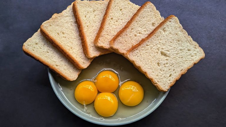 Just add Egg with Bread❗️ It’s so Delicious! Simple Healthy Breakfast Ideas. Cheap & tasty.