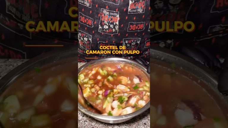 Coctel de camarón con pulpo #receta #recipe #caldodecamaron #seafood
