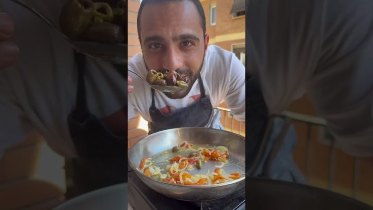 Pasta con peperoni #chefruben #food #pasta #cucinaconruben #scorzadilimone #chetevoimagna