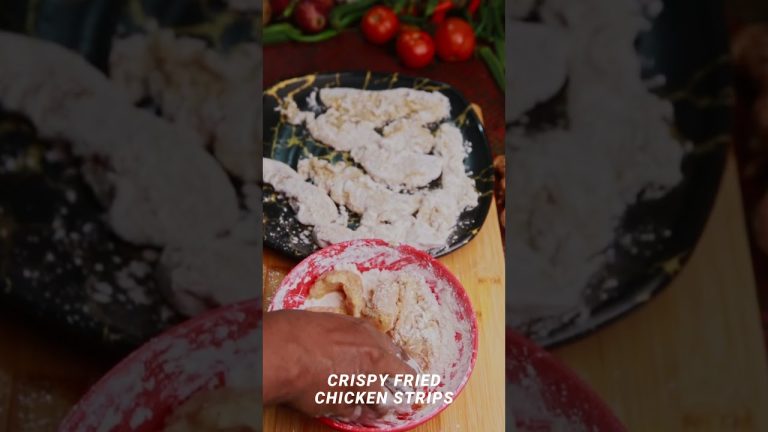 iJustTry. Crispy Fried Chicken Strips #chickenrecipes #chicken #cooking #food