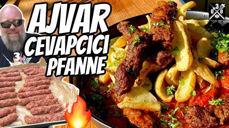 NATIONALGERICHT  Kroatiens CEVAPE Pfanne in Ajvarsauce – 030 BBQ