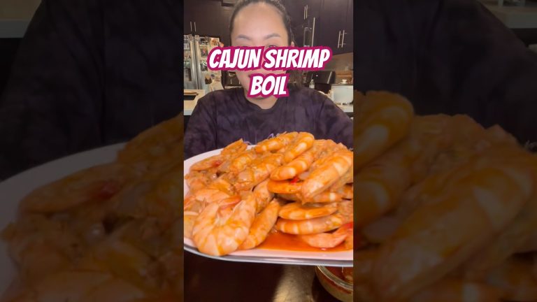 CAJUN SHRIMP BOIL – my version of Boiling Crab’s whole shabang #cookingathome #food #shrimprecipe