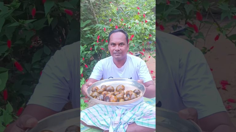 Snail Cooking | Healthy Snail Recipe#shortsvideo
