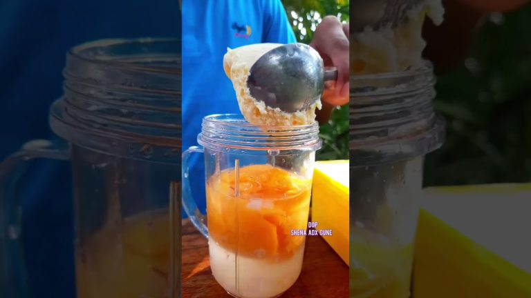 Best summer Drink Ever😍Mango Coconut shake #shorts #coconut #trending  #cooking